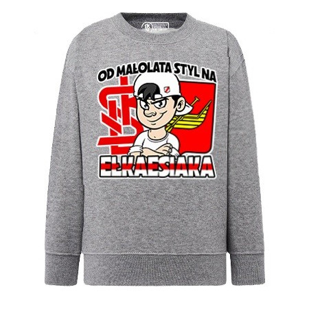 Bluza Dziecięca Klasyczna "Od Małolata Szara"