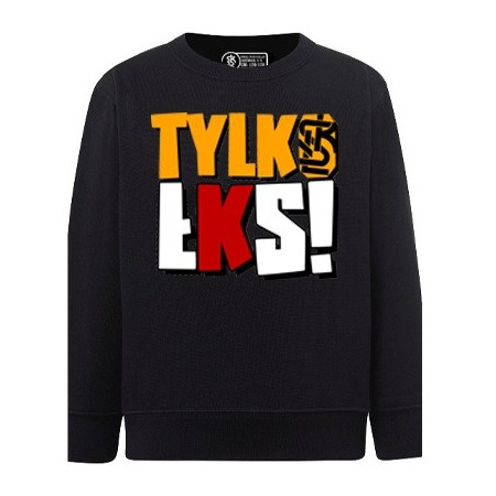 Bluza Dziecięca Klasyczna "Tylko ŁKS Czarna"