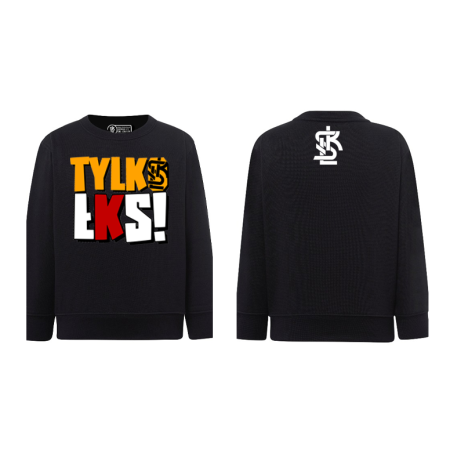 Bluza Dziecięca Klasyczna "Tylko ŁKS Czarna"