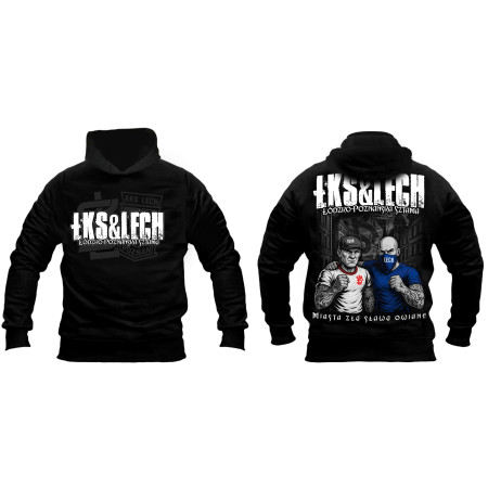 Bluza z kapturem "ŁKS&LECH"