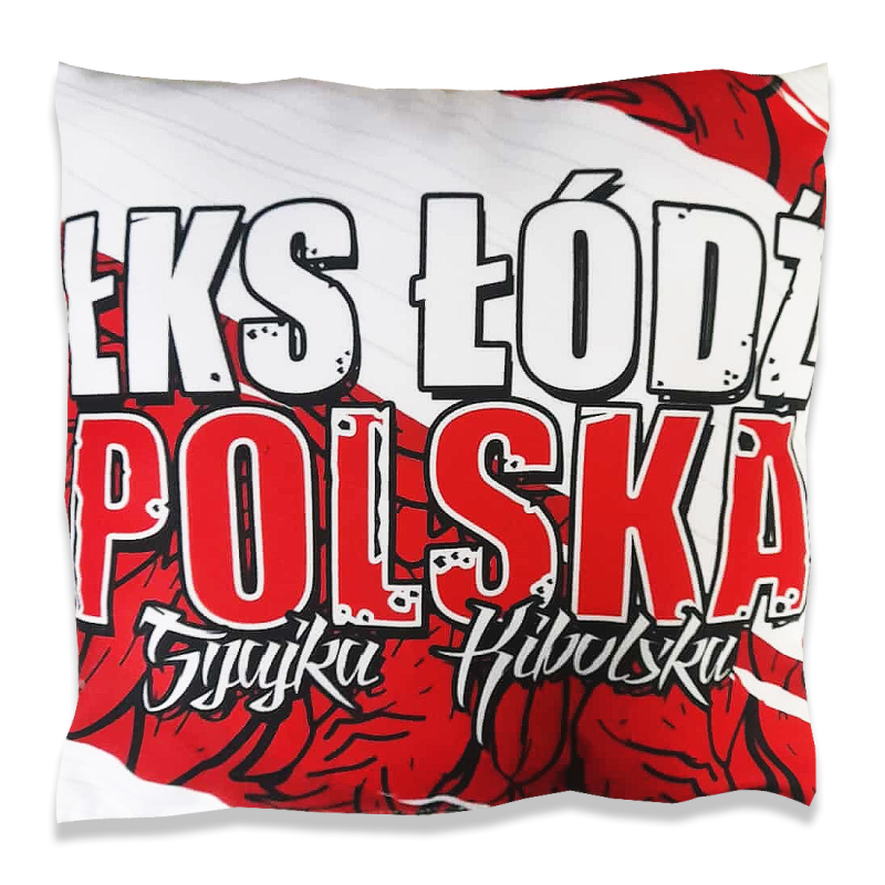 Poduszka "ŁKS ŁÓDŹ POLSKA"