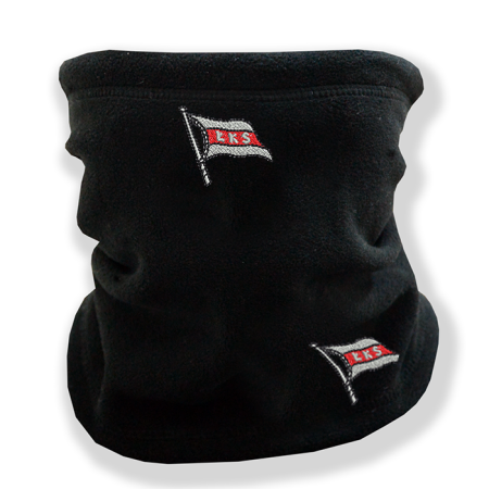 Komin Polarowy czarny "FLAGA"