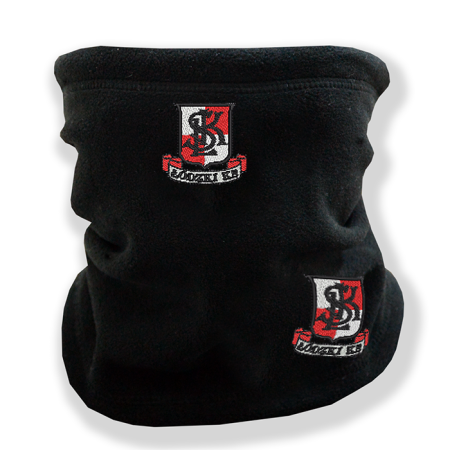 Komin Polarowy czarny "ŁÓDZKI K.S."