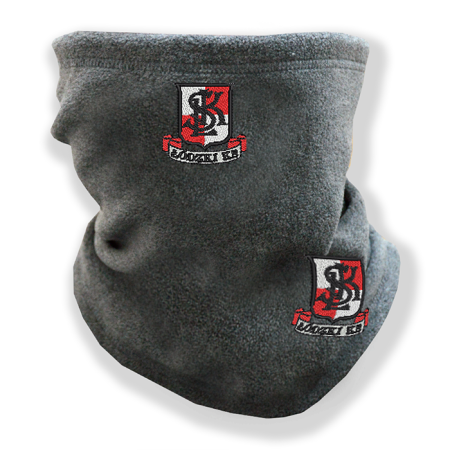 Komin Polarowy Szary "FLAGA"