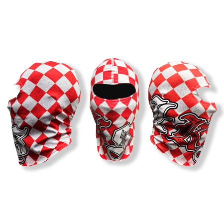 Czapka motocyklowa "SZACHOWNICA"