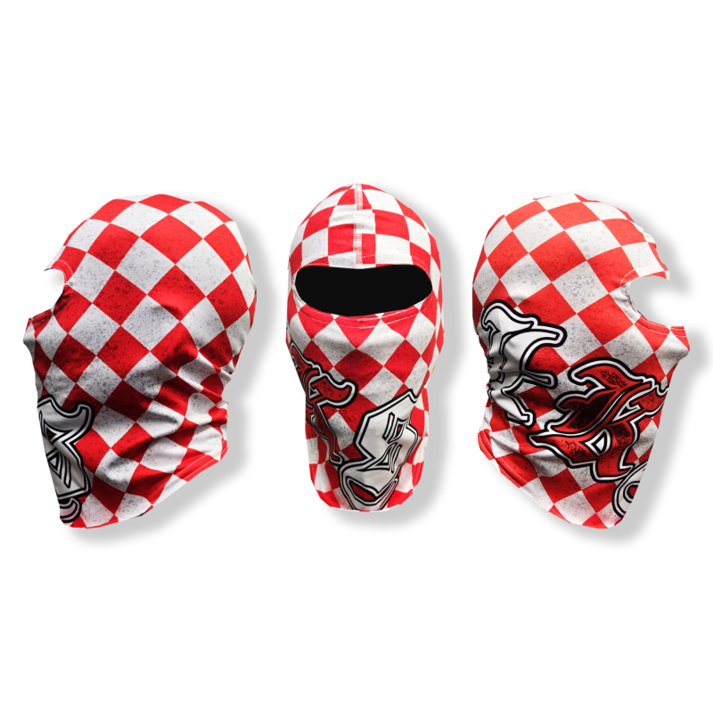 Czapka motocyklowa "SZACHOWNICA"