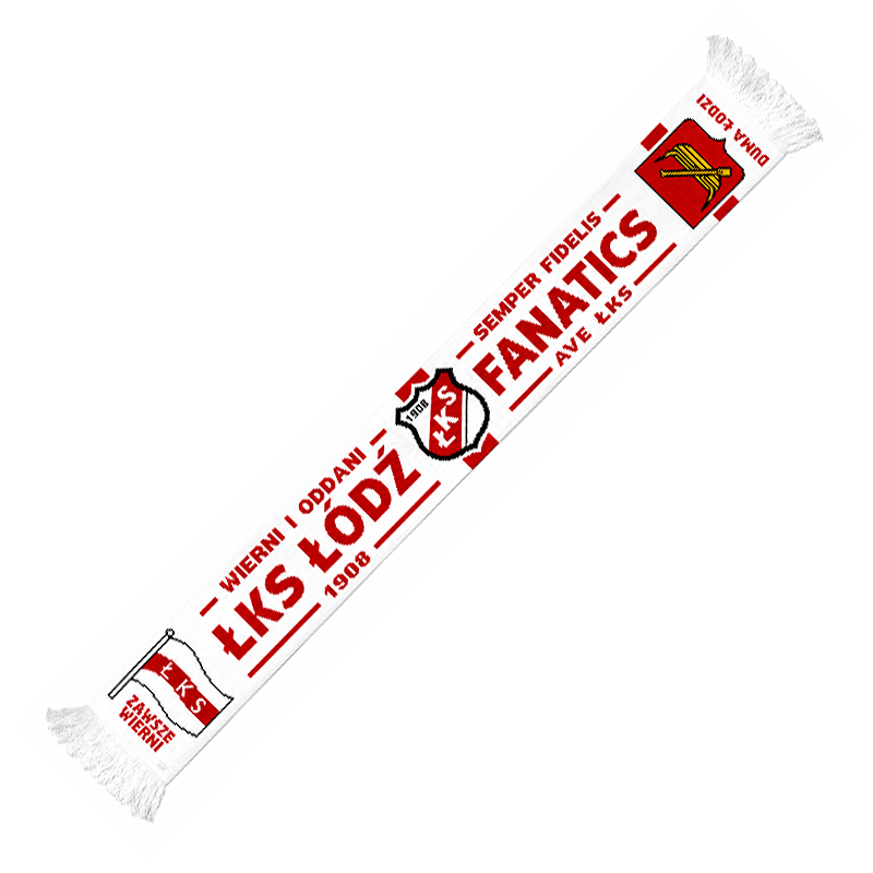 Szal "ŁKS FANATICS"