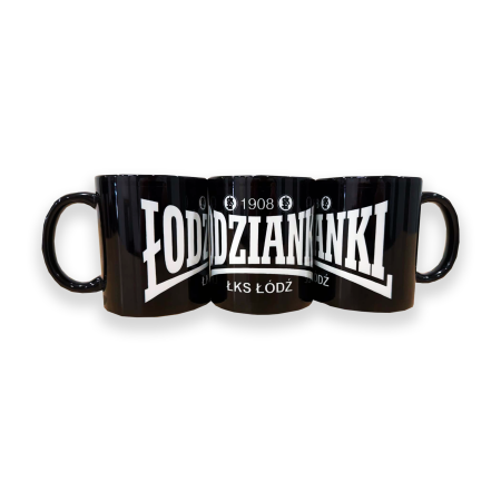 Kubek Czarny "ŁODZIANKI"